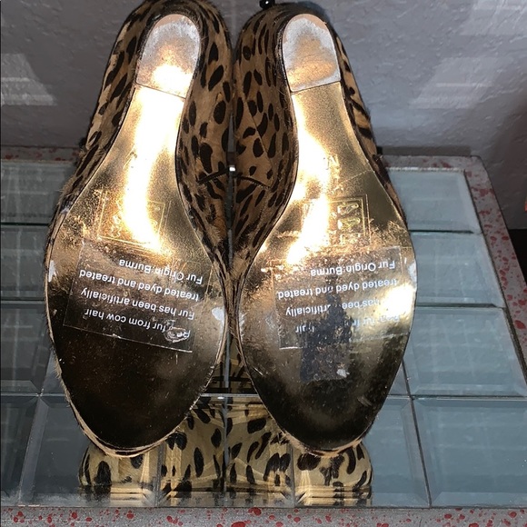 Leopard wedge bootie - Picture 4 of 4